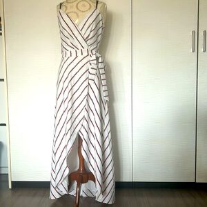 Adelyn Rae Striped Midi Dress size M